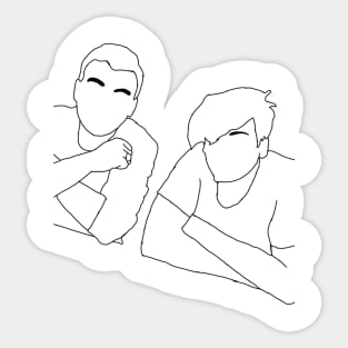 Jerome and Lenno Sticker